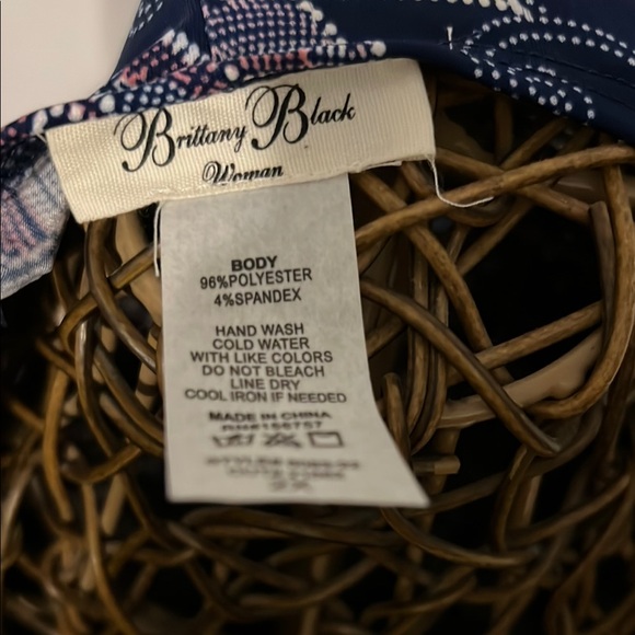 Floral Print Women's Top - Blue - Picture 2 of 3